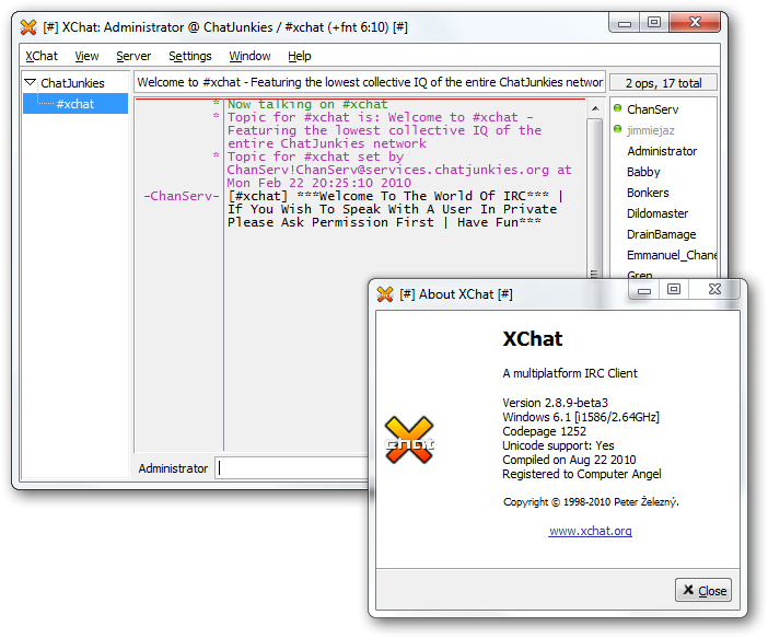 Chatirc gratis en tu android, con la app AndChat de Google play
